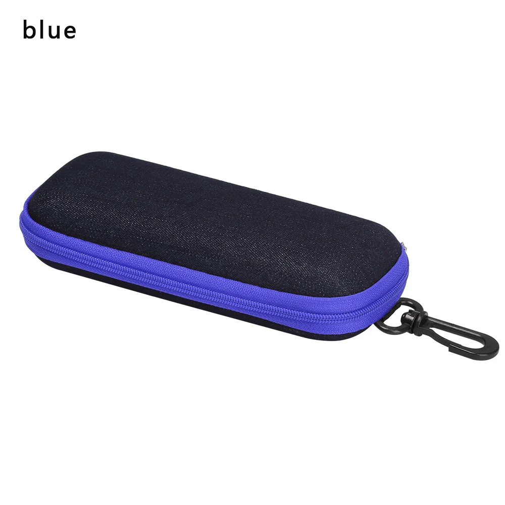 Blue Мужские и женские винтажные Ретро квадратные очки коробка солнцезащитные очки льняные складные очки Чехол оптические корзины ручной работы для хранения очки Чехол Новинка - Цвет: Blue