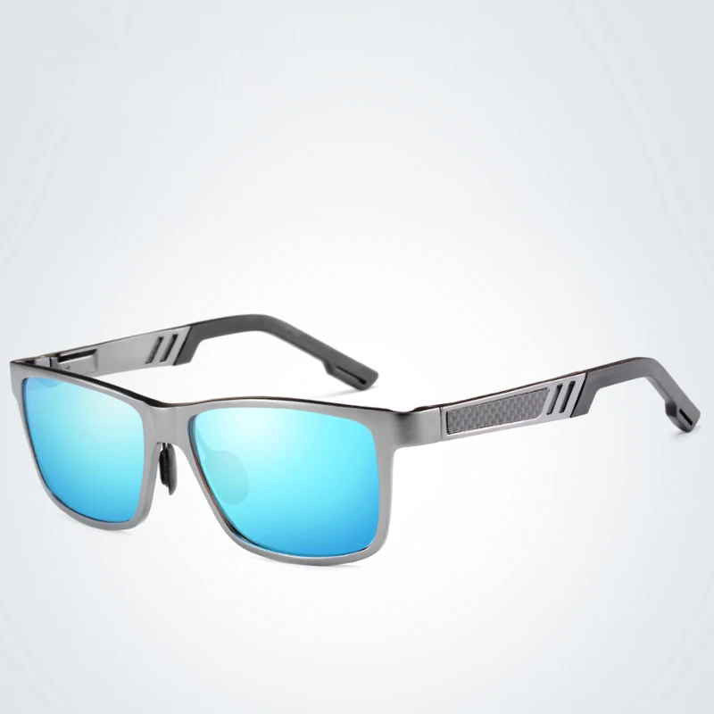 RFOLVE Men Polarized Sunglasses Aluminum Magnesium Sun Glasses Driving Night Vision Rectangle Shades For Oculos MI29 | Аксессуары для