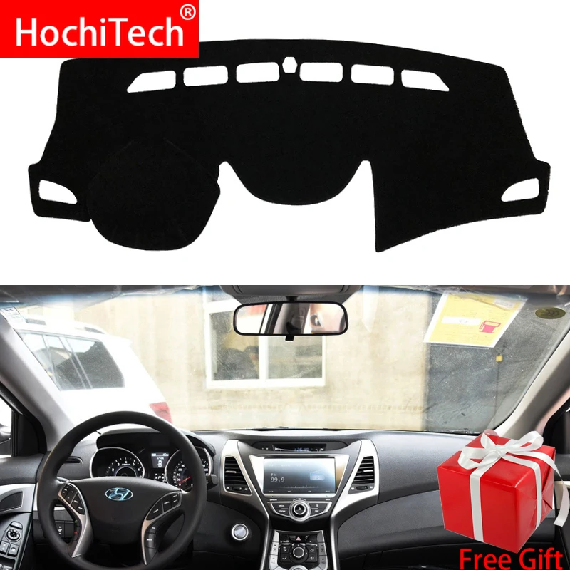 

Чехол для приборной панели автомобиля hyundai Elantra 2011-15 MD UD AvantRight, накидка на подушку, ковры, аксессуары