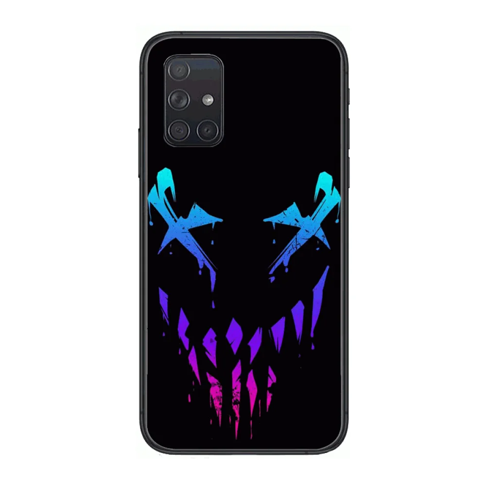 

Funny clown Phone Case Hull For Samsung Galaxy A 50 51 20 71 70 40 30 10 E 4G 5G S Black Shell Art Cell Cover
