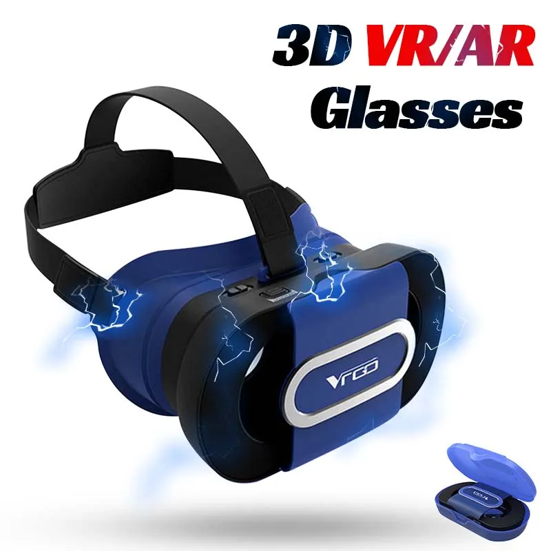 3D очки виртуальной реальности AR складные 96 ° мини портативные силиконовые для