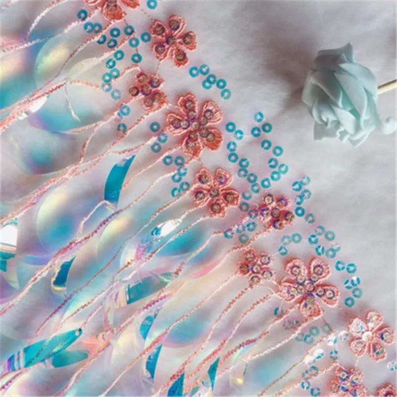 Бахрома ажурная вышивка блестками кружево своими руками Одежда Аксессуары Юбка