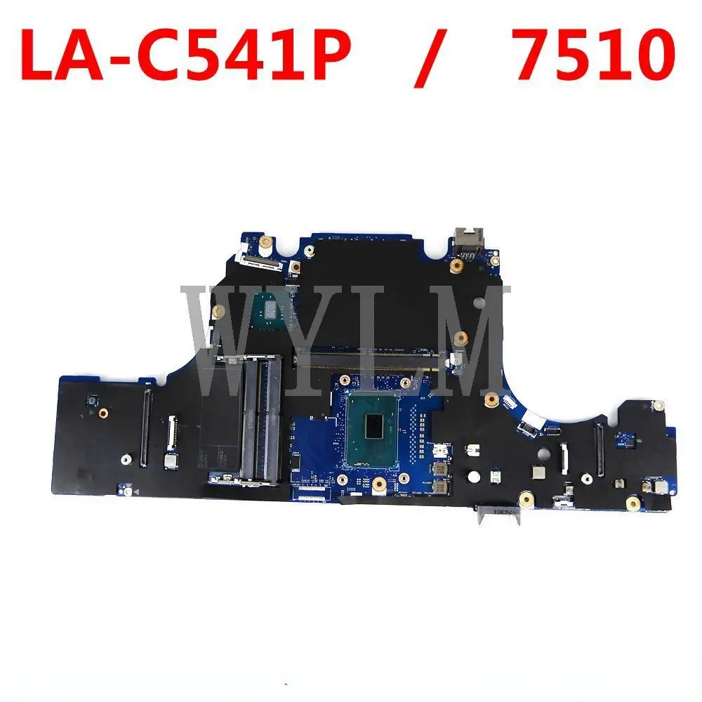 

For DELL Precision 7510 E3-1505 CPU /E3-1535 CPU Notebook Mainboard CN-0GN24K / CN 0JH03G LA-C541P Laptop Motherboard