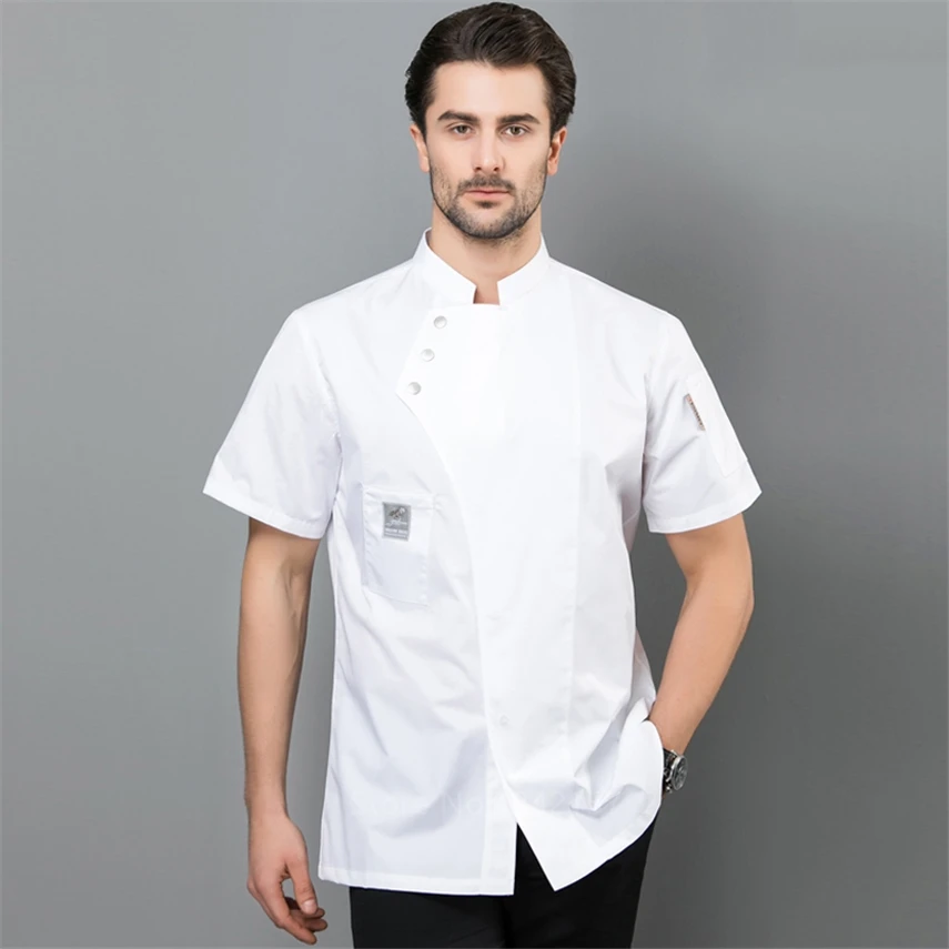 Новая Униформа шеф-повара повседневные куртки хлебобулочные рестораны кухня