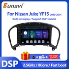 Автомагнитола Eunavi, 2 Din, Android 10, мультимедийный видеоплеер для Nissan Juke YF15 2010-2014, головное устройство, навигация GPS, 2 din, без DVD
