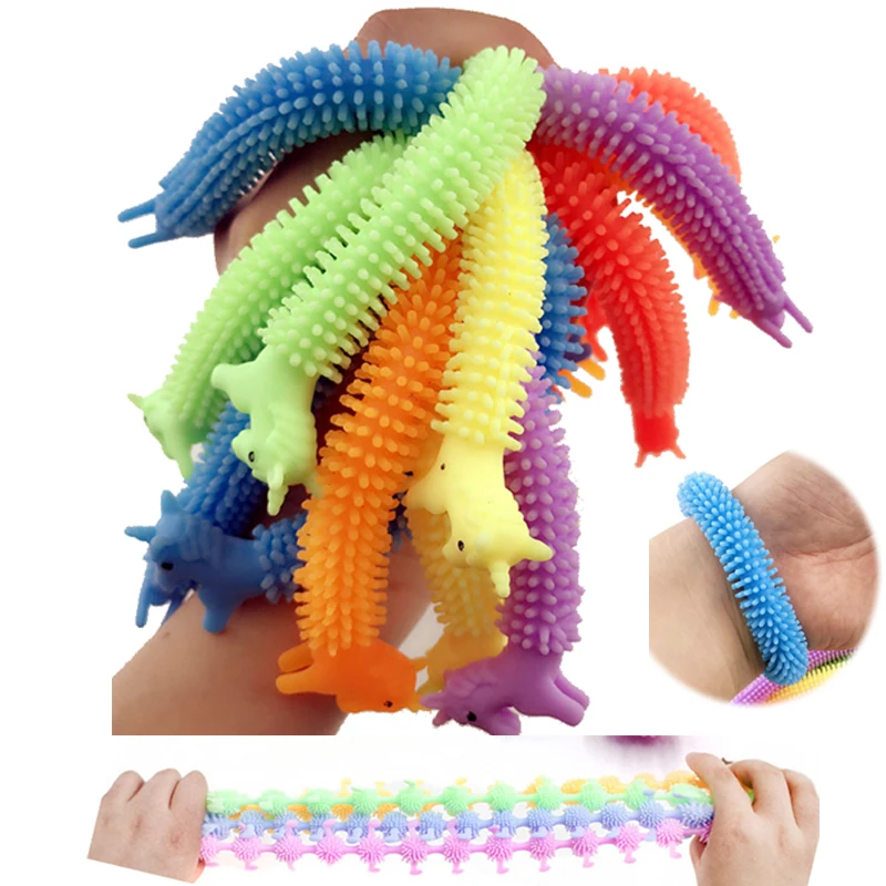 

3/5PCS Caterpillar Fidget Antistress Toys Relieves Stress Cheap Worm Gift Releases Juguetes Personalized Toy Funny For kids