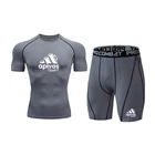 Спортивный костюм для ММА Rashguard для мужчин, трикотажные изделия с 3D принтом для ММА и бокса, мужские шорты, Мужская Боевая одежда, футболки для ММА Bjj, леггинсы