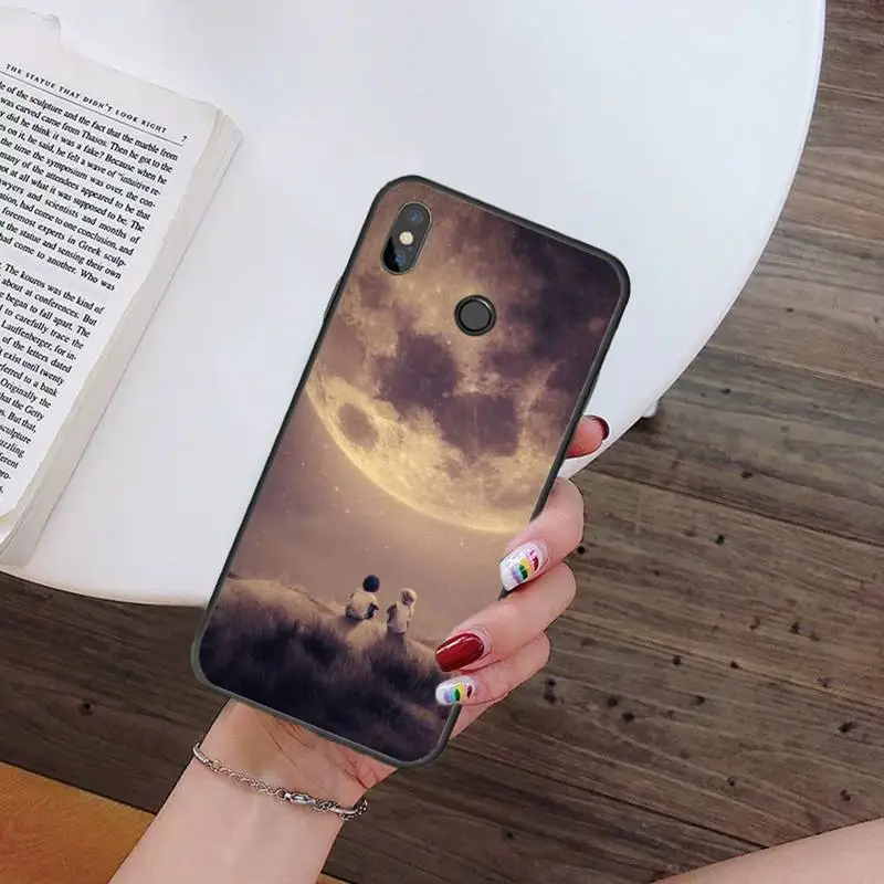 

space universe starry sky Phone Case For Xiaomi Redmi note 7 8 9 t k30 max3 9 s 10 pro lite