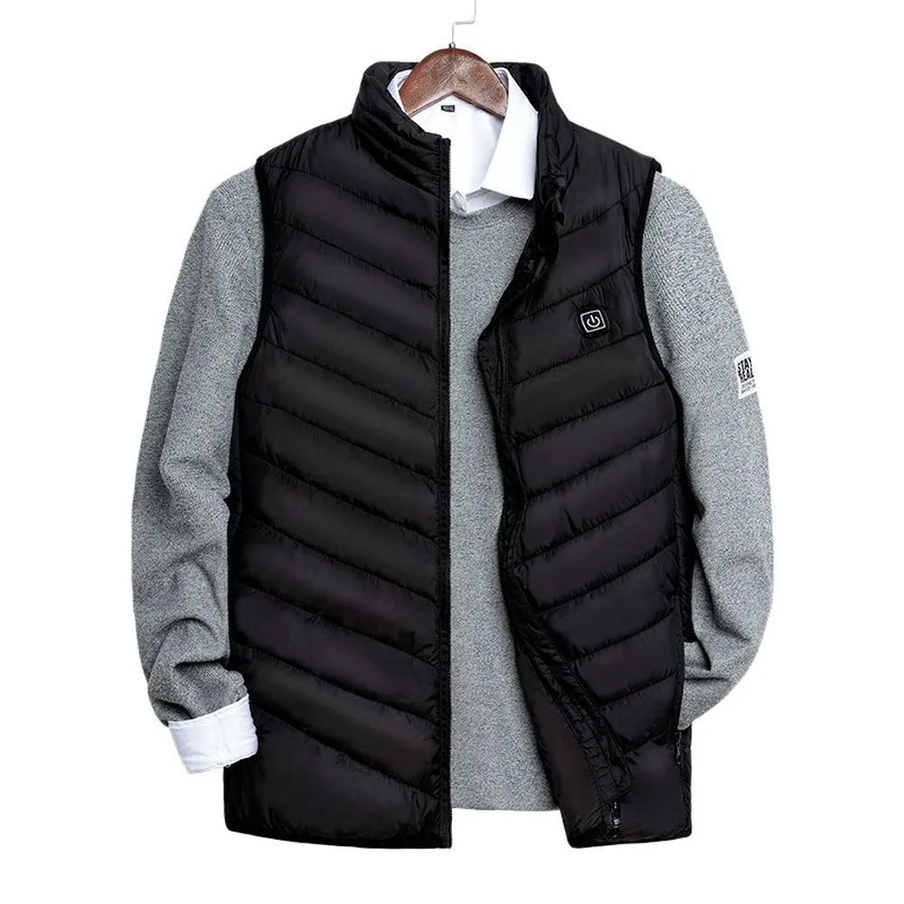 

New 9 Places Heating Vest Men and Women USB Heating Jacket Heating Vest Warm Clothing Hunting Vest Winter Heating Jacket S-6XL