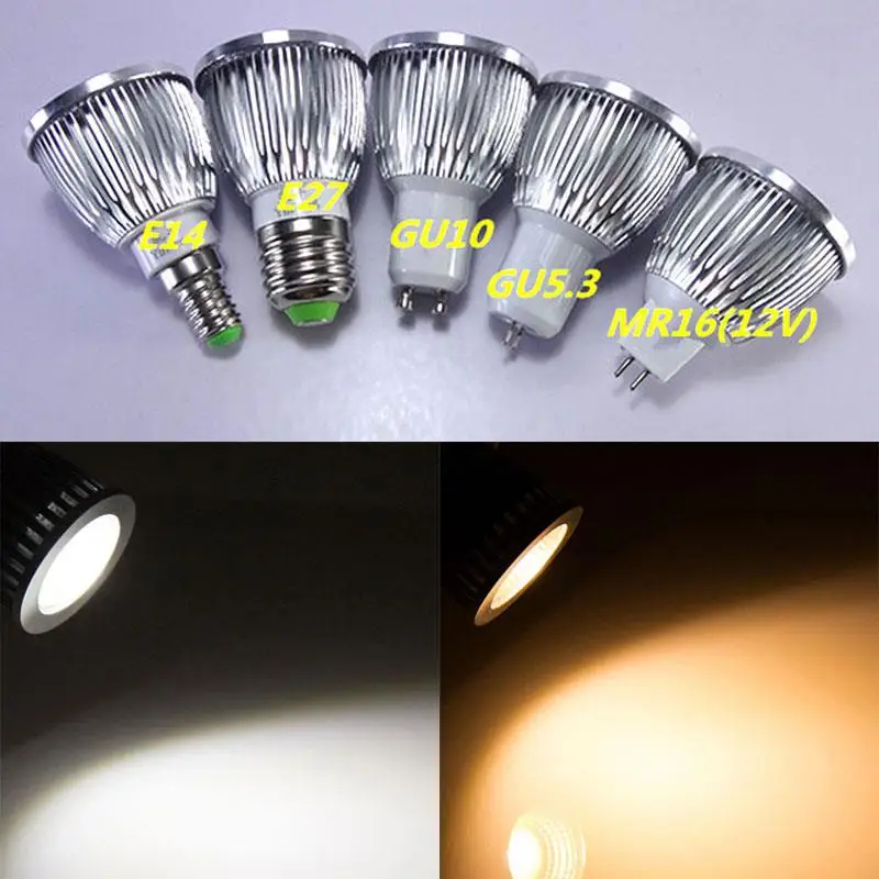 

LED Lamp GU10/E27 LED Bulb Spotlight Dimmable 6W For Indoor Home Lighting