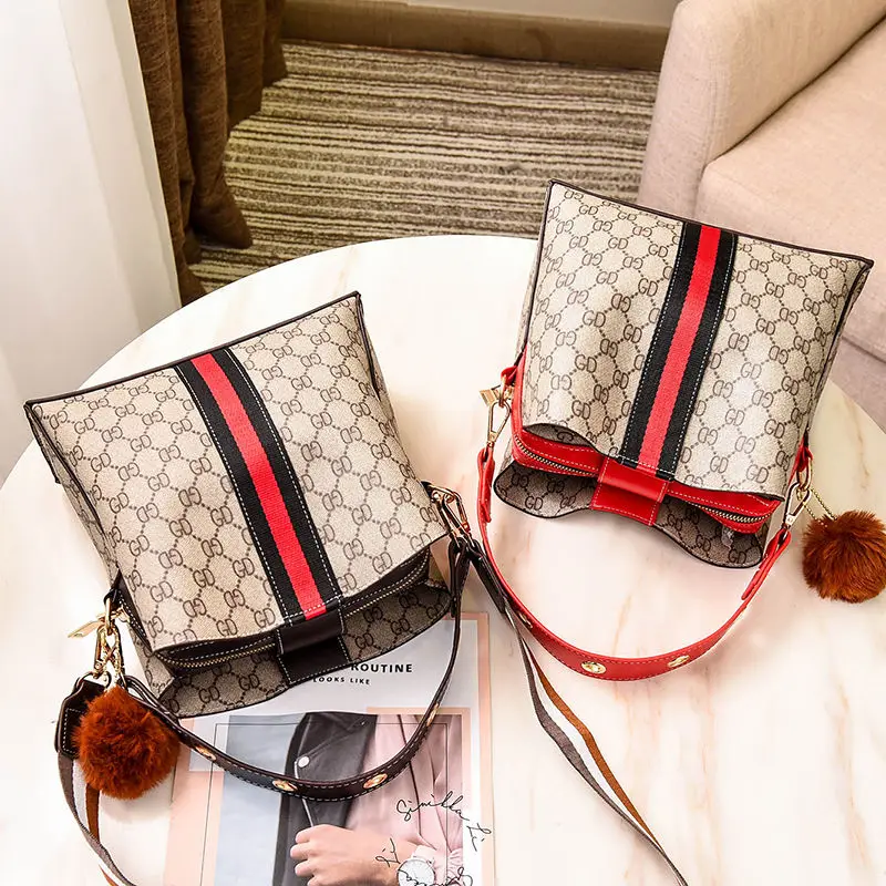 Сумка женская 2020 Весна и лето новая сумка в форме ведра маленькая модная ручная