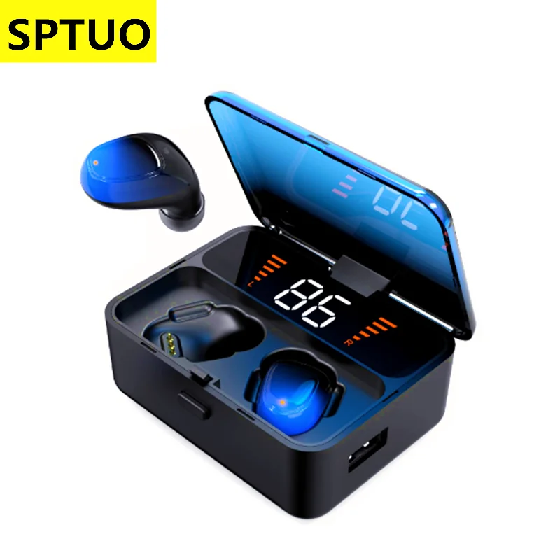 

Flagship ES1 Bluetooth 5.0 True Wireless earphone Gradient color process Game Earbuds TWS Earphones In-ear Headphones headset