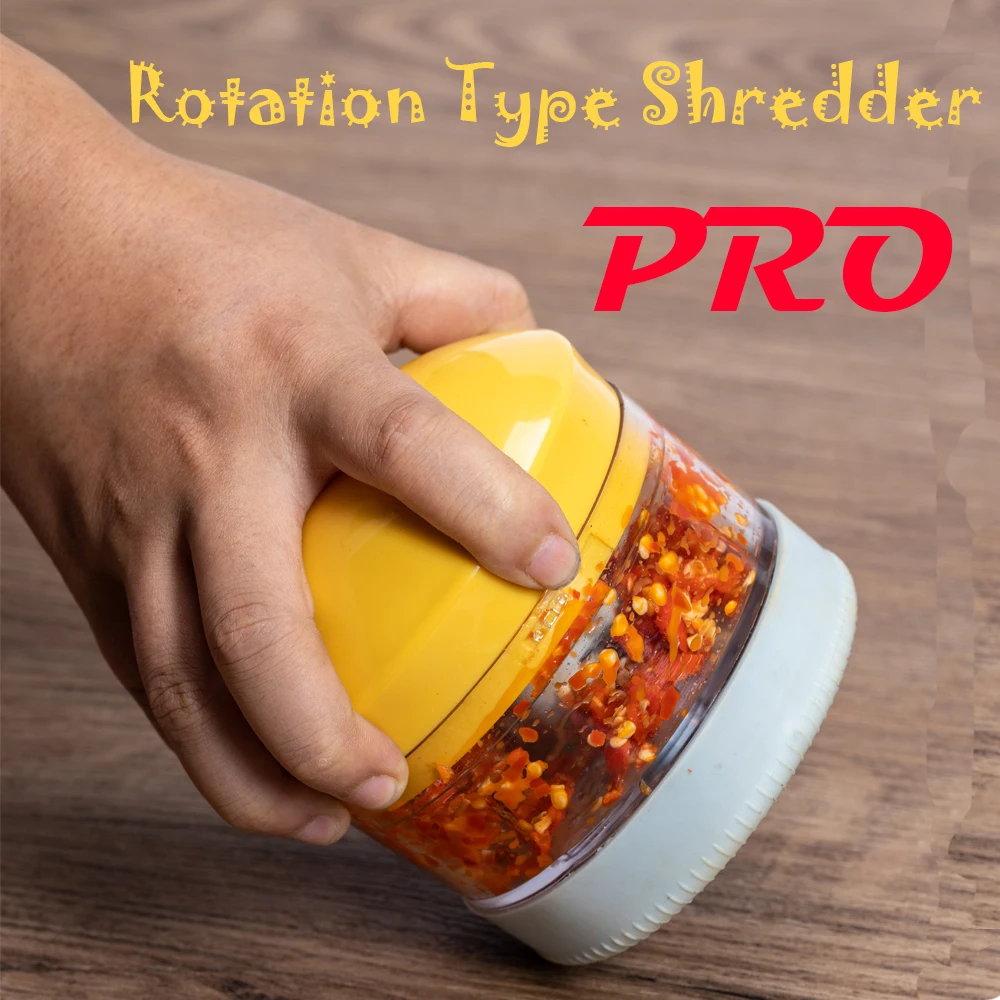 Вращающийся измельчитель резак для чеснока пресс ручная имбиря и мяса фруктов