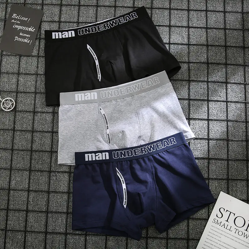 3 шт. Оптовая продажа Детское нижнее белье Лот Для мужчин трусы боксеры с