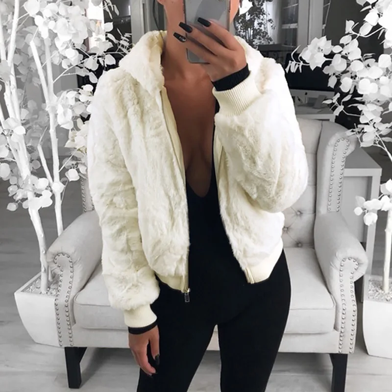 Модные теплые пушистые пальто из искусственного меха на осень и зиму куртки