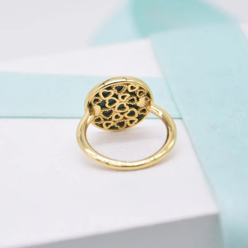 Женское кольцо из серебра 925 пробы с муранским орнаментом | Украшения и