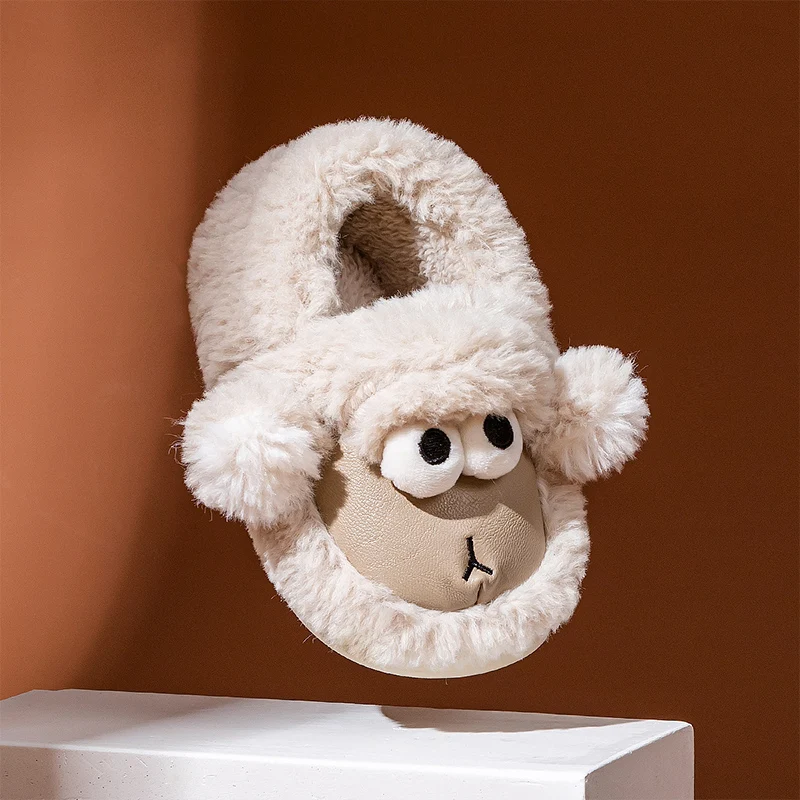 Мягкие плюшевые тапочки премиум-класса для мальчиков и девочек теплая зимняя