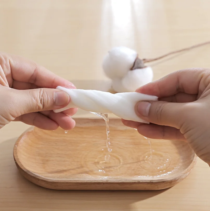 Одноразовое полотенце в рулоне из чистого хлопка утолщенное Сетчатое нетканое