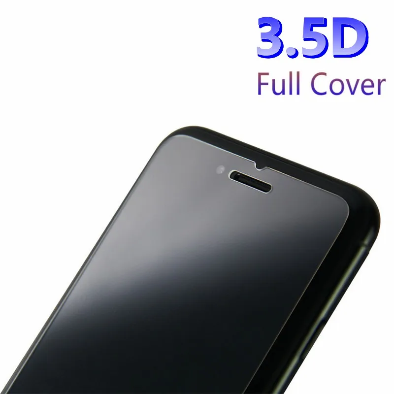 3.5D закругленные края полное покрытие для iPhone X XR XS Max защитное стекло на 7 8 6 6S Plus 10