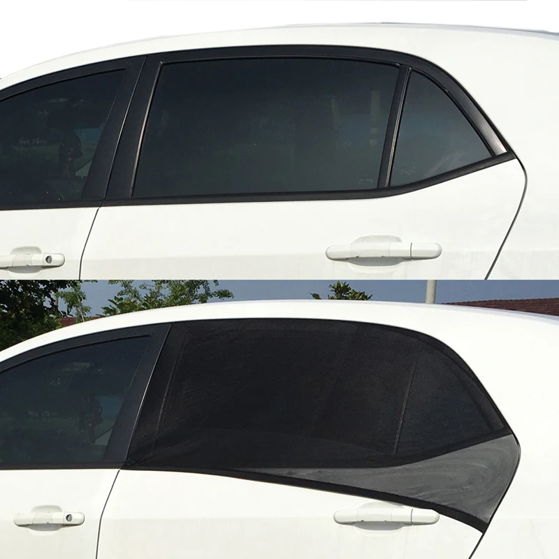 2 шт. автомобильный козырек от солнца на боковое окно сетчатые чехлы для защиты