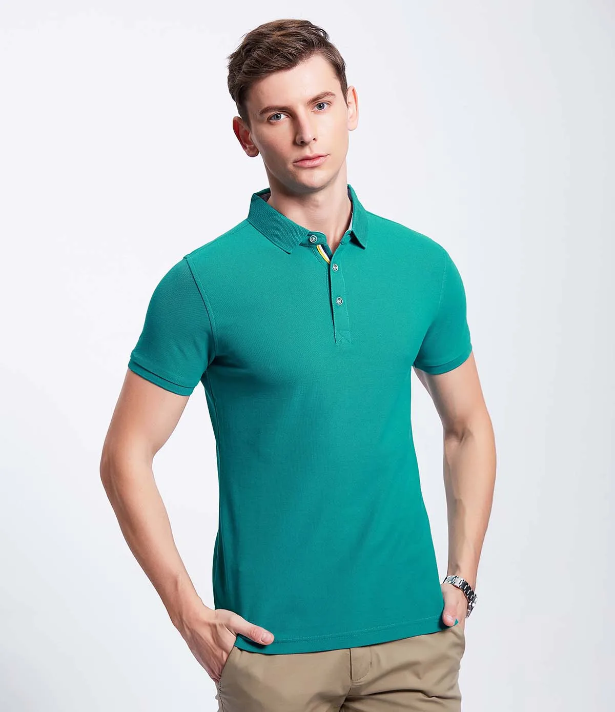 

Polo Shirts Clothing for Men Golf Summer 2021 Male Wear Spotify Premium Brand High Quality Short Sleeve Gentleman Top Cotton