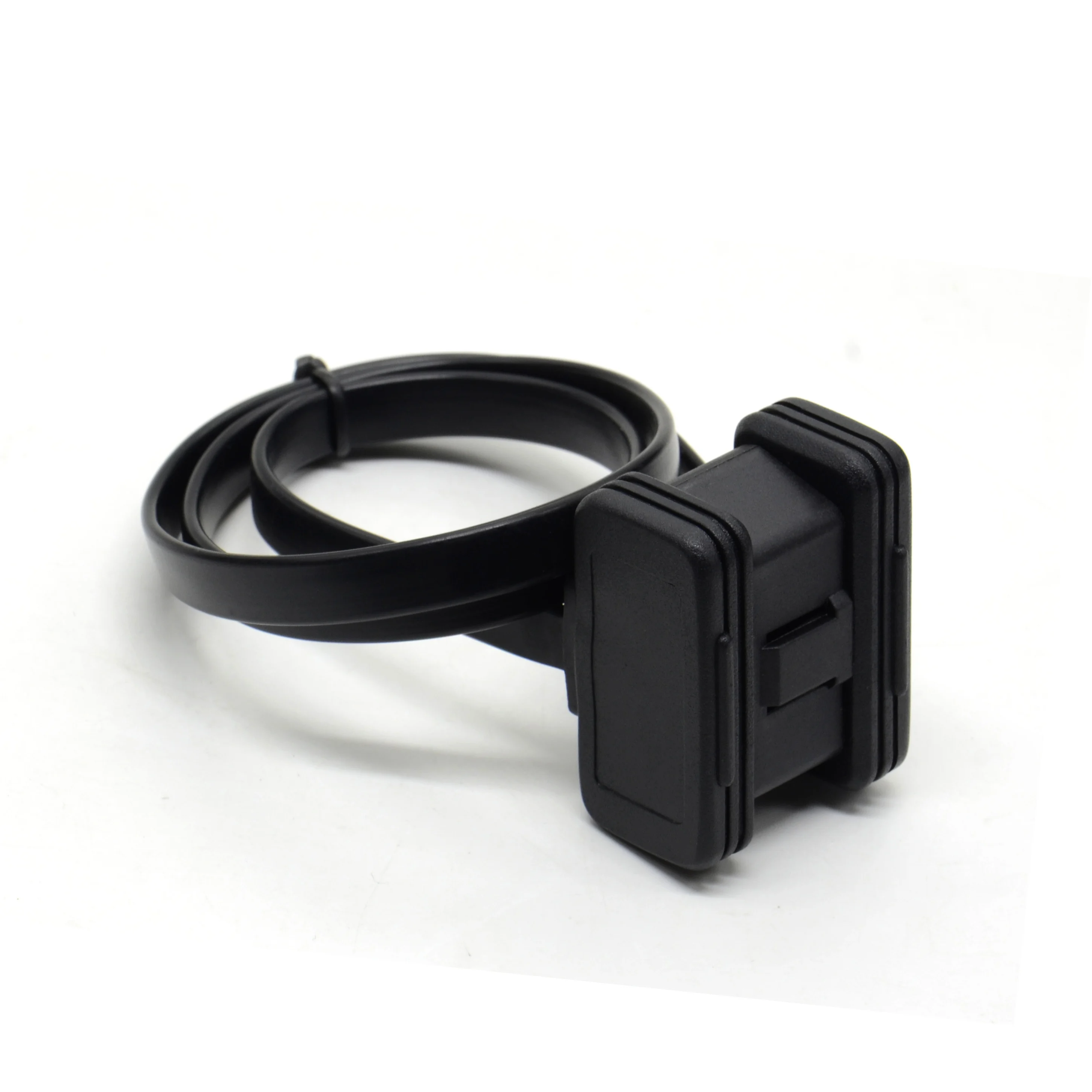 Диагностический удлинитель ELM327 плоский и тонкий кабель диагностики 60 см с 16