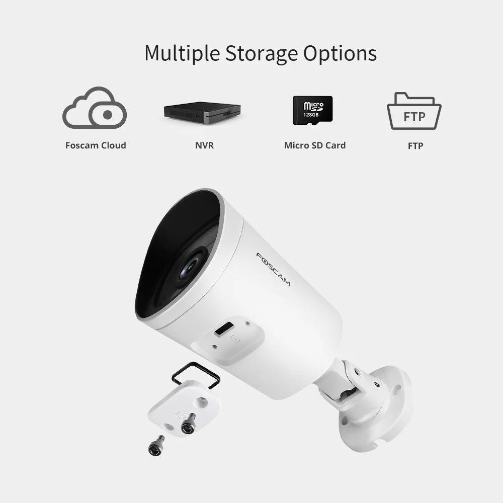 Foscam G4P супер HD 4MP(2 K) WiFi Водонепроницаемая камера безопасности с детектором движения человека 66 футов ночного видения Пуля IP камера