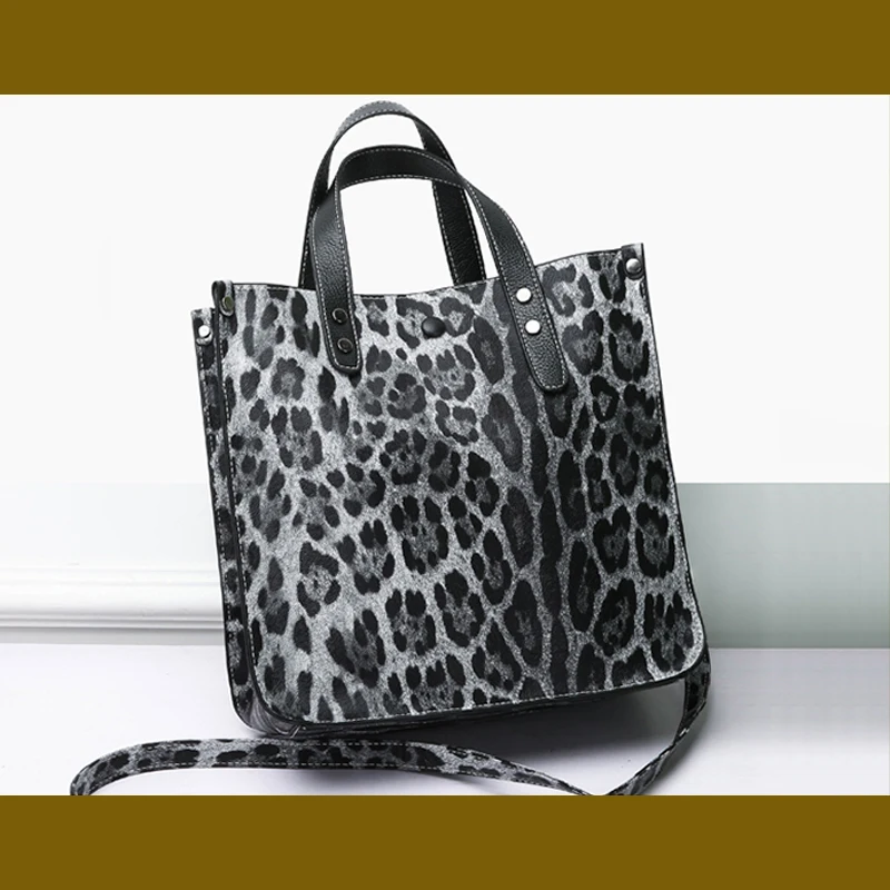

OLD TANG Leather Shoulder Messenger Bag For Women 2020 High Quality Leopard Pattern Casual Female Bags Tote Designer Ladies Bag