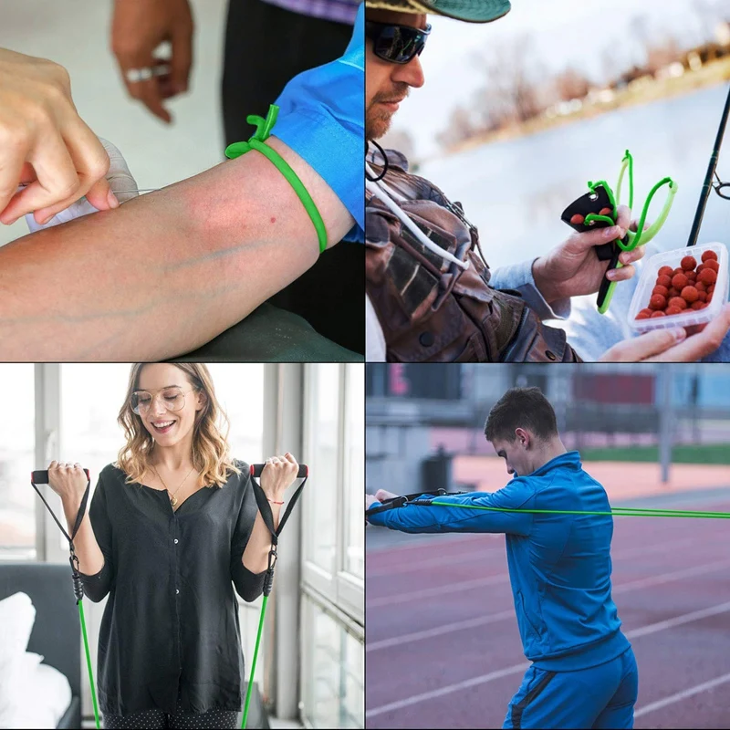 

Latex Rubber Hose, 4 Times Elastic Fishing and Hunting Hose Elastic Parts of Catapult/for Outdoor Hunting 3x16mm