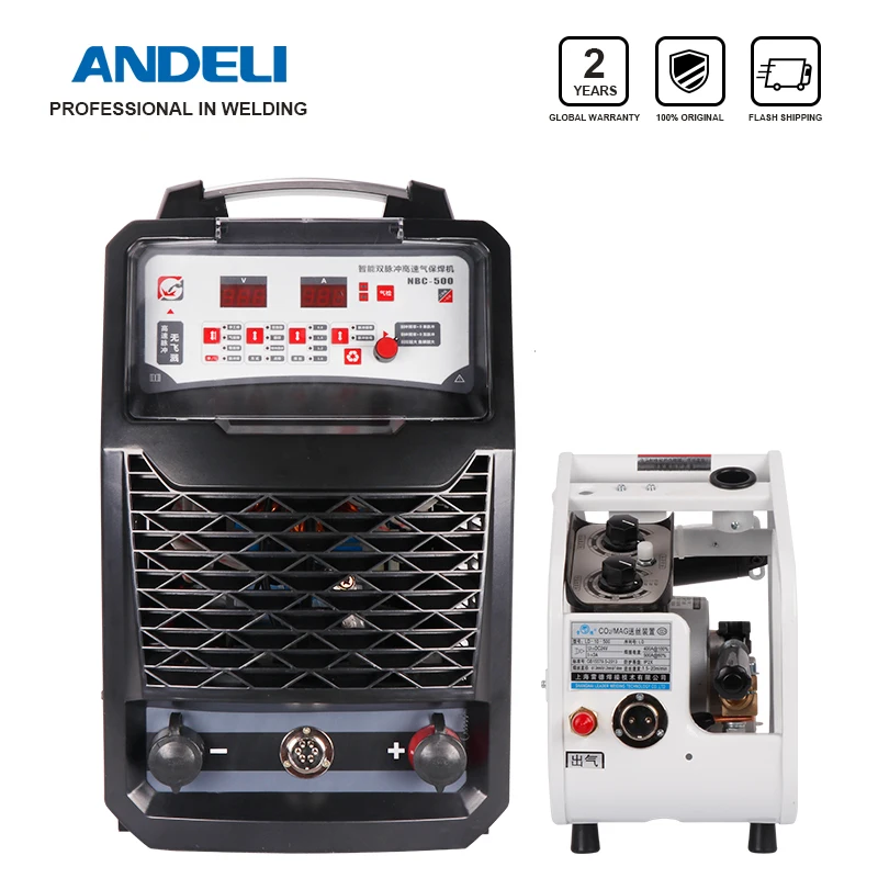 

ANDELI Intelligent Three phases MIG-500FP Lasser Inverter Carbon Steel Double pulse Split MIG welder Lasmachine welding machine