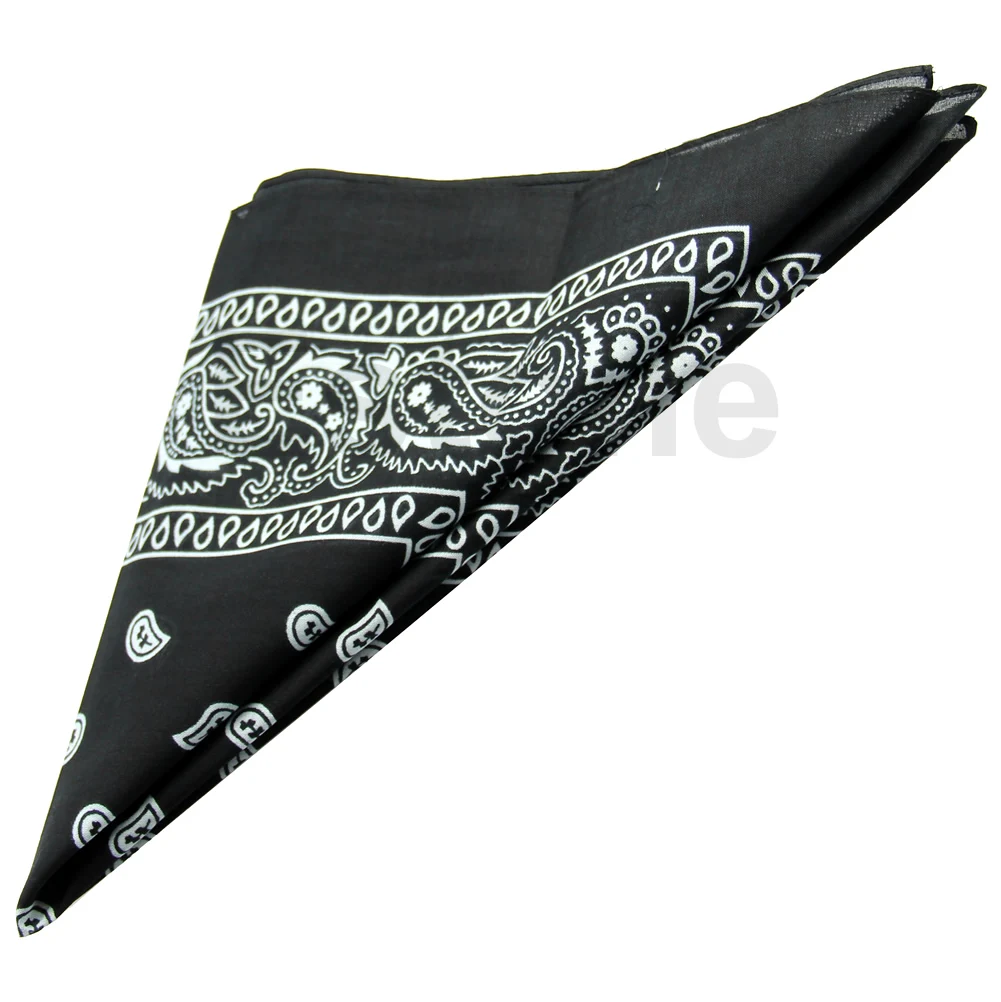 

Square Paisley Bandanas Double Sided Head Wrap Scarf Wristband Multicolor