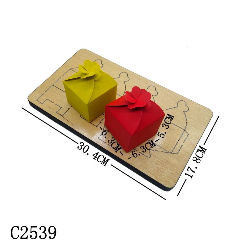 Рождественские штампы для конфет деревянная матрица скрапбукинг C-2539 новинка