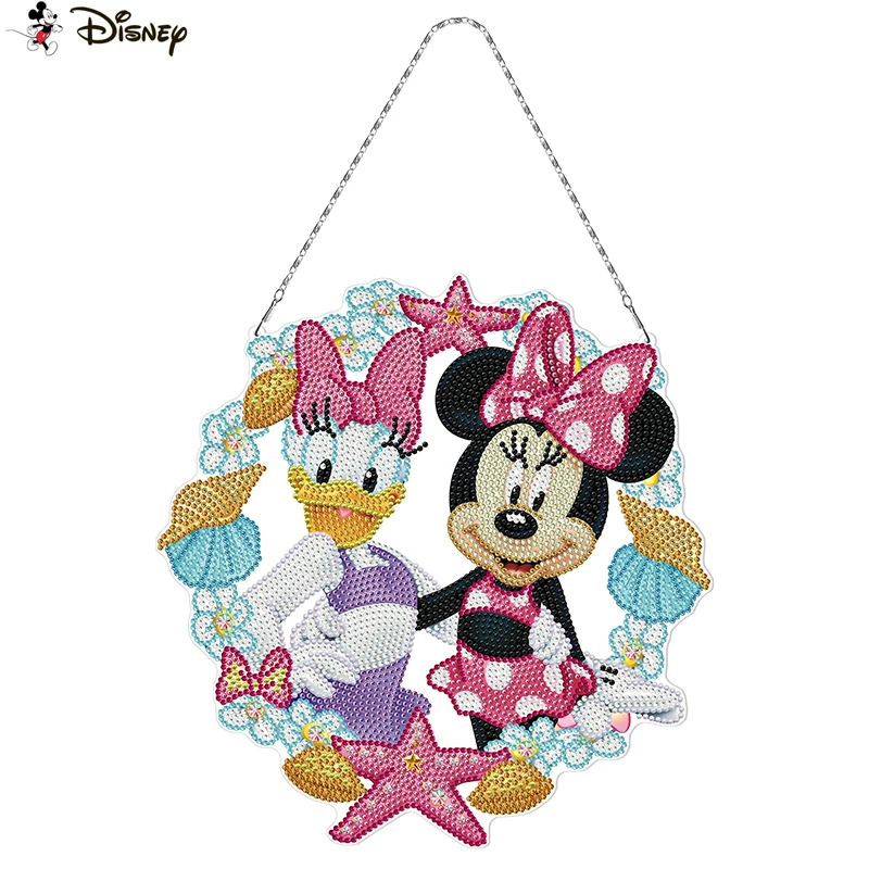 

Disney 5D Diamond Painting Christmas Wreath Special Rhinestone Cartoon Mickey Minnie mouse Embroidery DIY Craft Home Decoration