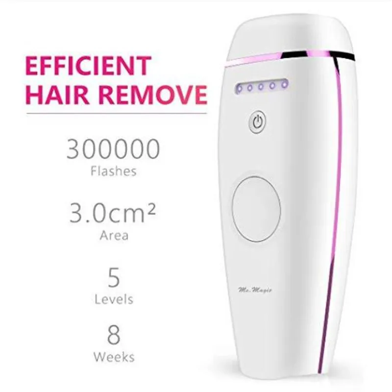 Mini Electric Permanent Laser Lady Epilator Painless Body Hair Removal IPL Haircut Machine 300000 Flashes Underarm Shaver Razor