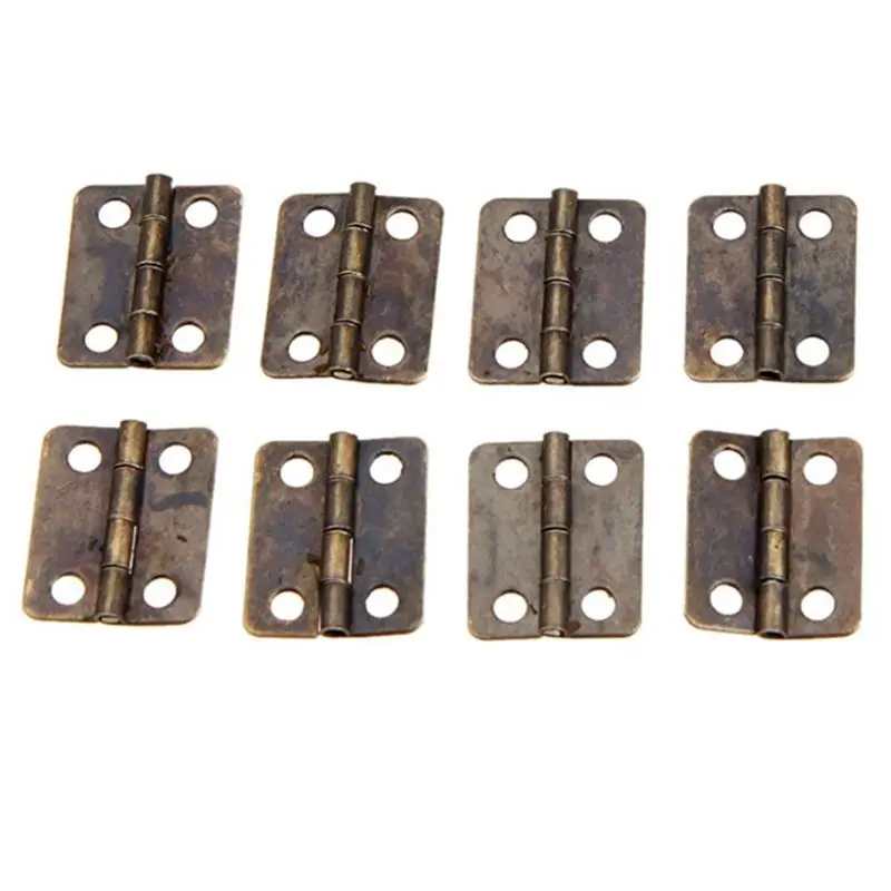 5 шт. античная бронза Защелка двери шкафа Засов декоративные с 10 ретро дверные