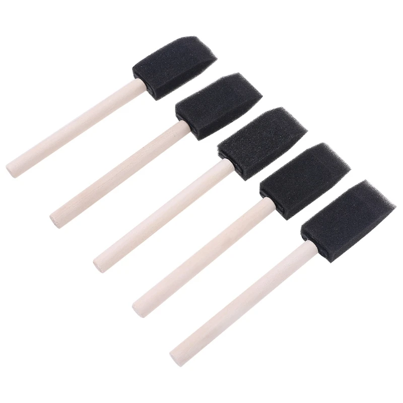 

50 шт. поролоновые кисти Губка Кисть для детей рисования картин окрашивания инструменты для граффити