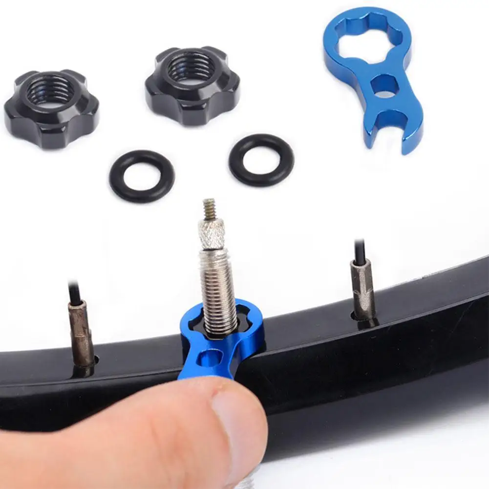 

Гайка для горного велосипеда для метод риска, внутренняя труба велосипеда, алюминиевый сплав, гайка для бескамерной шины