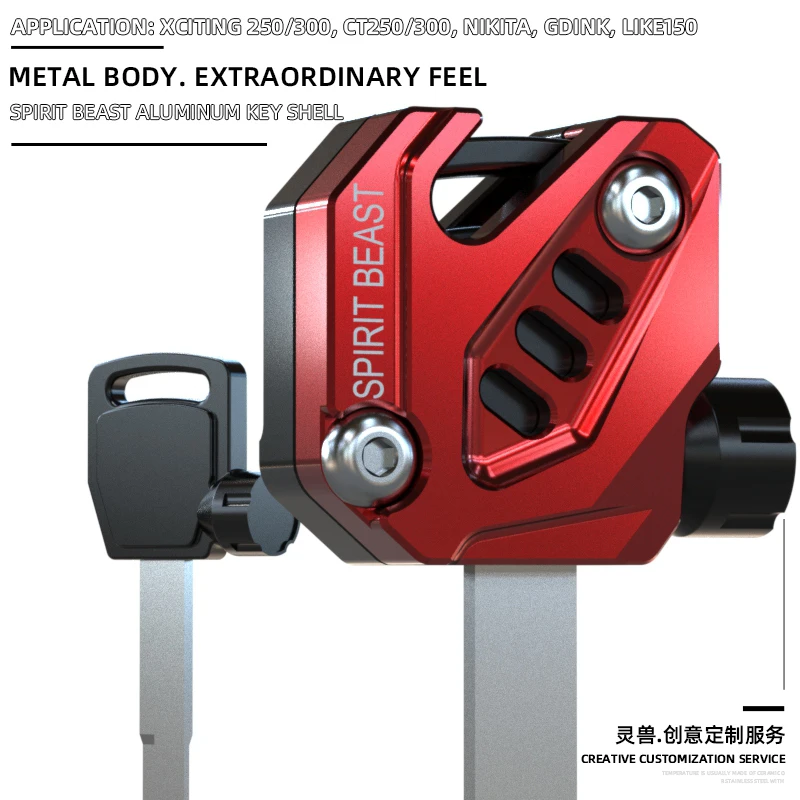 

Spirit Beast Motorcycle Key cover Scooter Key shell protection Key Case For KYMCO Xciting CT 250 300 Nikita Gdink Like 150
