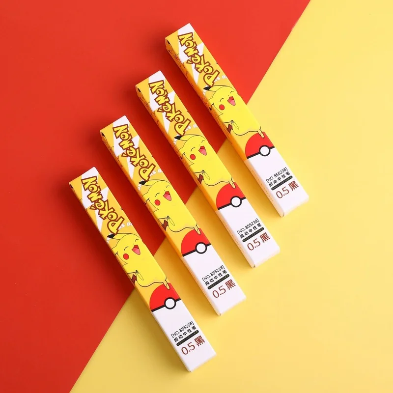 Креативная гелевая ручка с мультяшным аниме покемоном Пикачу 0 5 мм точка для