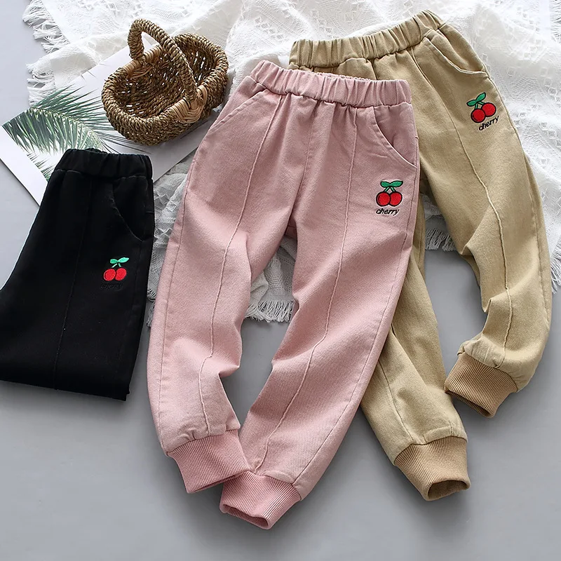 

Брюки спортивные для девочек 2-8 лет, на весну