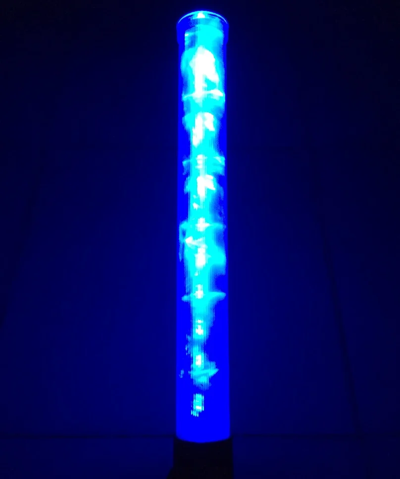 54 см * 4 ПВХ жесткая синяя трубка наружные светодиодный сигналы безопасности