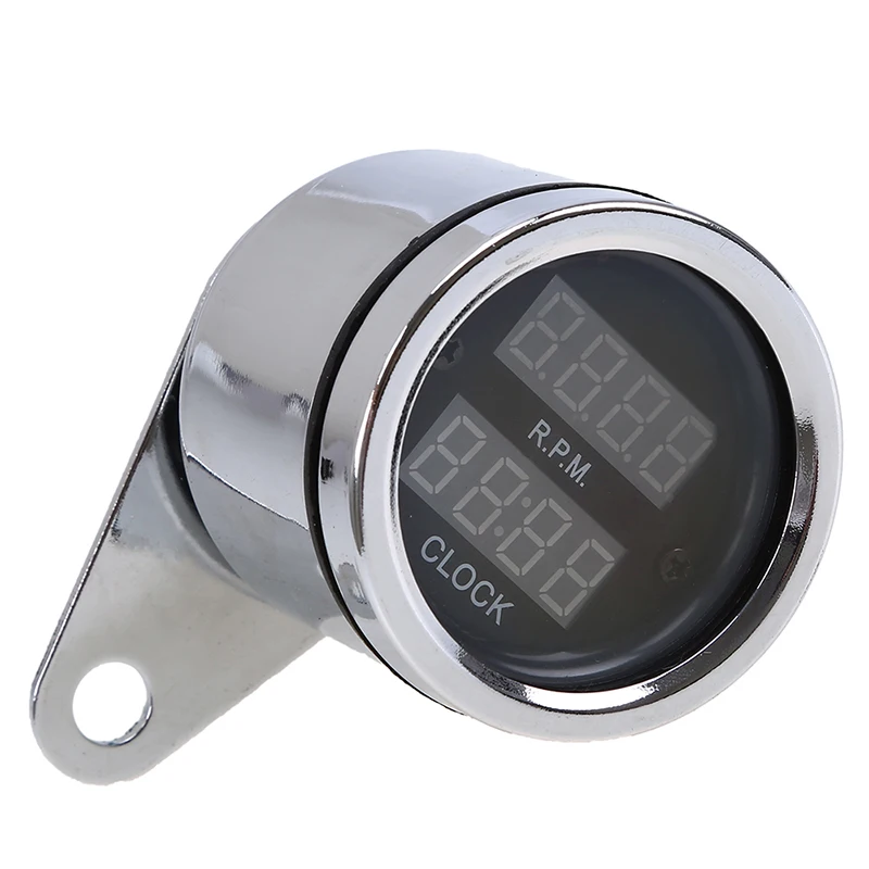 Универсальный светодиодный цифровой спидометр POSSBAY из нержавеющей стали для