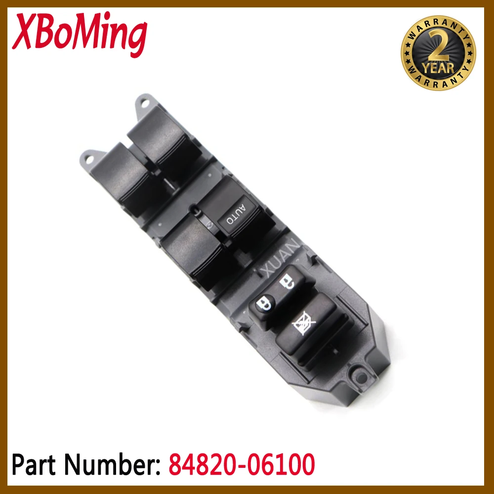 

Переключатель управления главным окном с левой стороны водителя 84820-06100, подходит для Toyota Corolla RAV4 Camry Prius C Yaris Matrix Scion xB