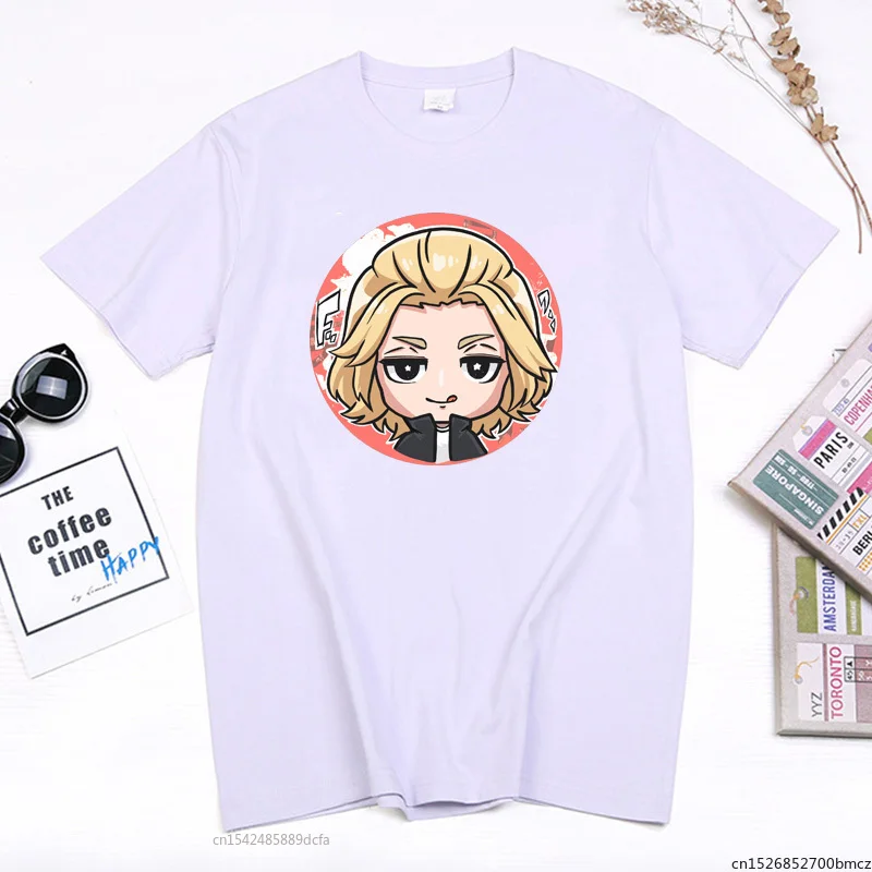 

Summer Hot Sale Anime Tokyo Revengers T Shirt Cartoon Harajuku Camisetas Casual Aesthetic Tops Tees