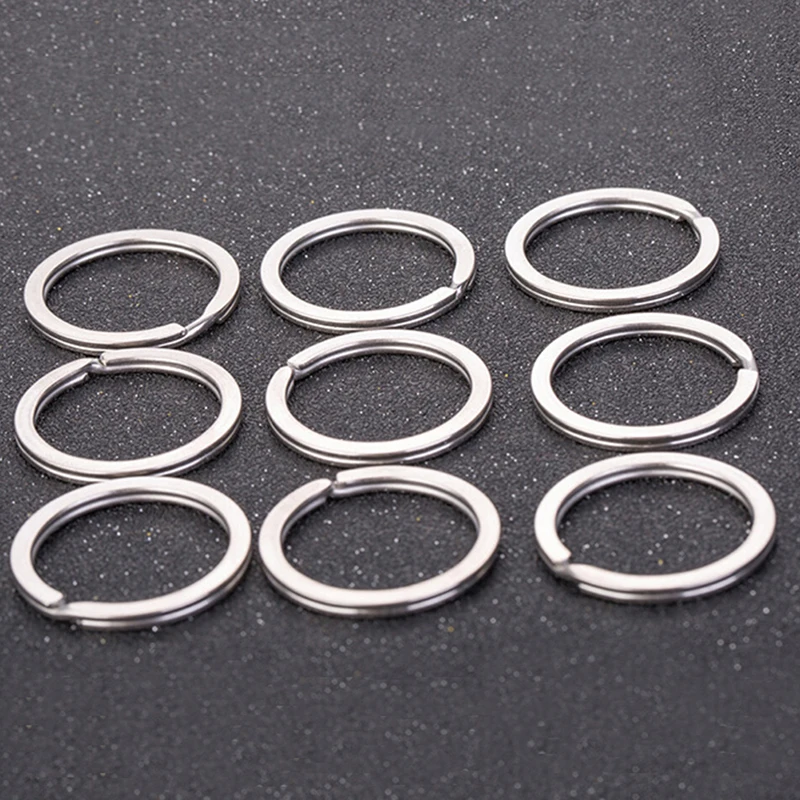 

30PCS 25mm Stainless Steel DIY Polished Split Ring Keyrings Key Chain Hoop Loop Key Holder accessory or decoration for your keys