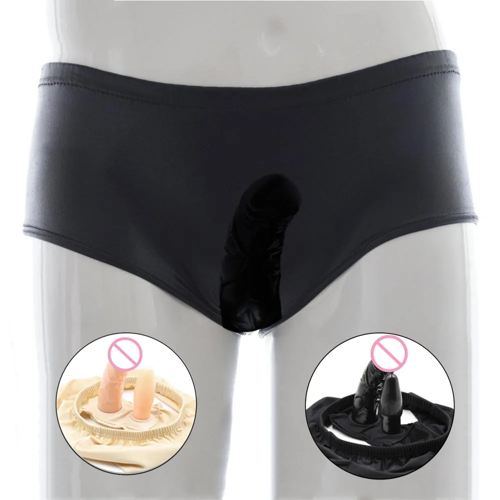 Женский носимый фаллоимитатор трусики анальные пробки вагинальный клиторальный