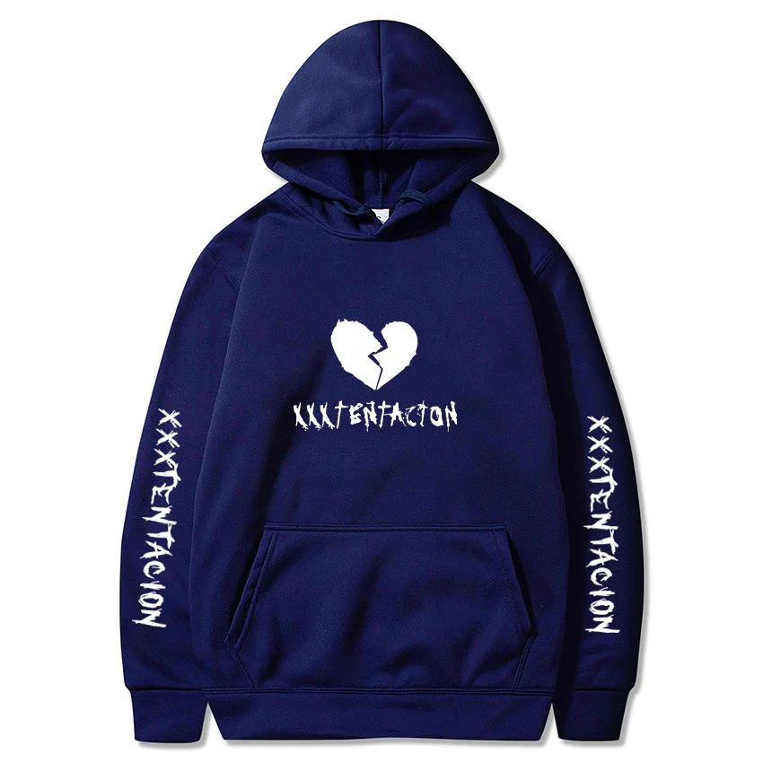 

Newest Fashion XXXtentacion Hoodie Fleece Sweatshirt Hip Hop Rapper Hoodies Streetwear Sudadera Hombre Clothing Male Pullover