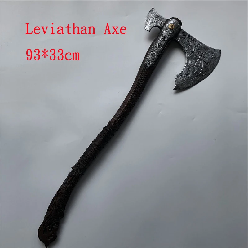Cosplay God of War 4 Kratos Axe Leviathan Axe Prop Weapon Role Playing Game Movie Cos Ghost Axe PU Weapon Model Toy Prop 93cm