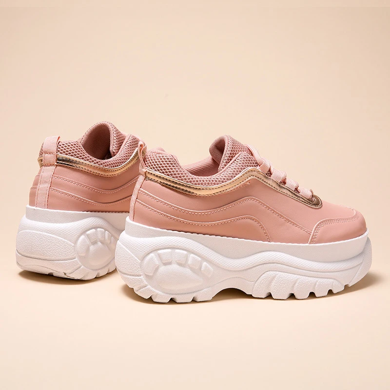 Женская повседневная обувь на платформе Сезон весна розовый спортивная осень