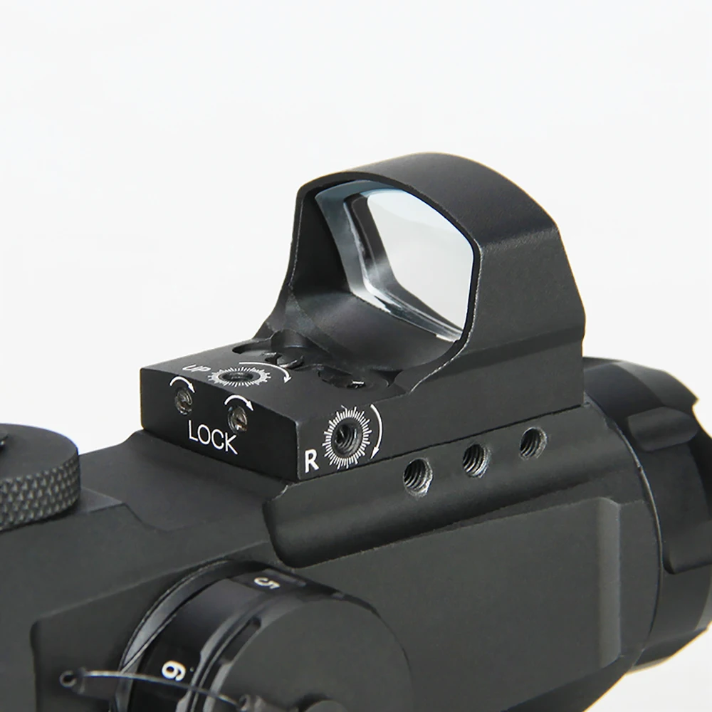 Телескопический оптический прицел 4x32 и тактический с красной точкой